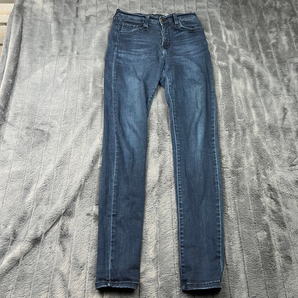 Flying Monkey High Rise Skinny Jeans Dark Wash Blue Y2616R Size 27